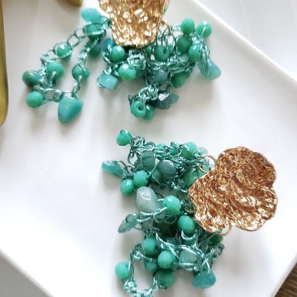 New! Free People Beaded Earrings - Picture 3 of 16